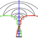 This schematic of the lens shows how light from behind it is bounced and eventually directed into an attached camera’s sensor.